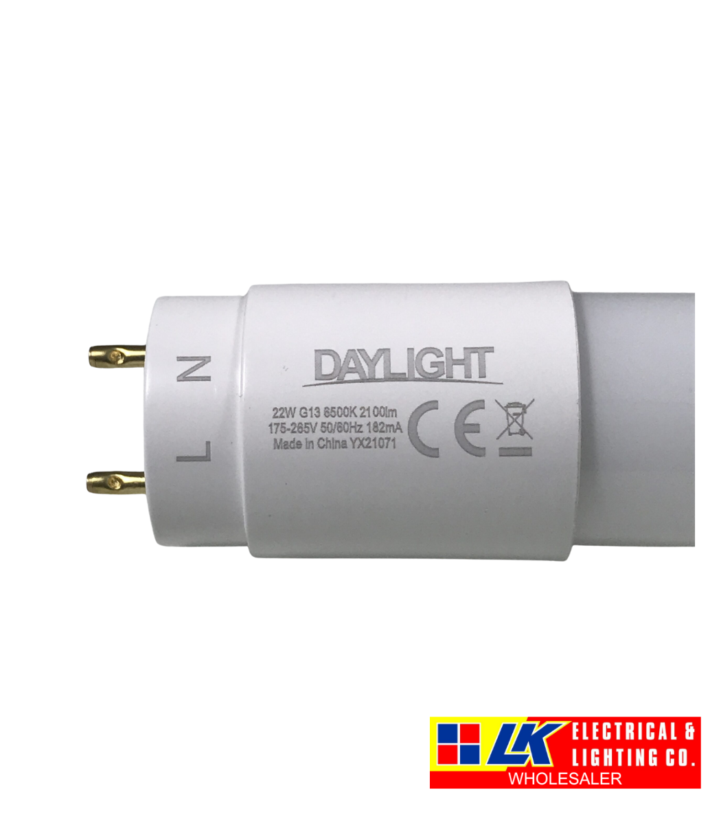 LK Electrical & Lighting - Daylight LED Tube 22W 6500K 5ft